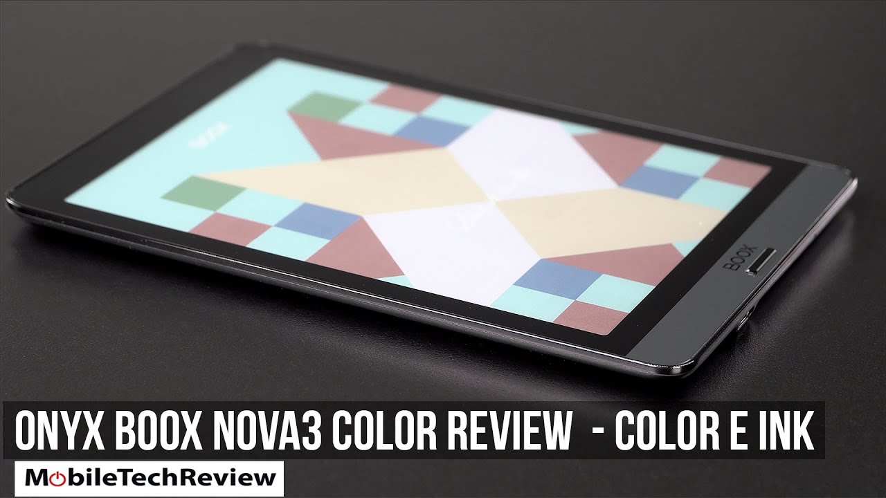 Onyx Boox Nova3 Color Review - Color E-Ink! - YouTube