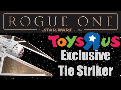 Star Wars Rogue One Toys R Us Exclusive Tie Striker Review - YouTube