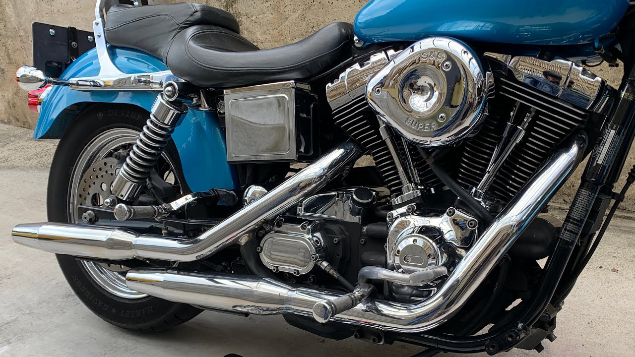 tc88 FXDL 】20年10万キロハーレーモーターステージ ブラスマフラー