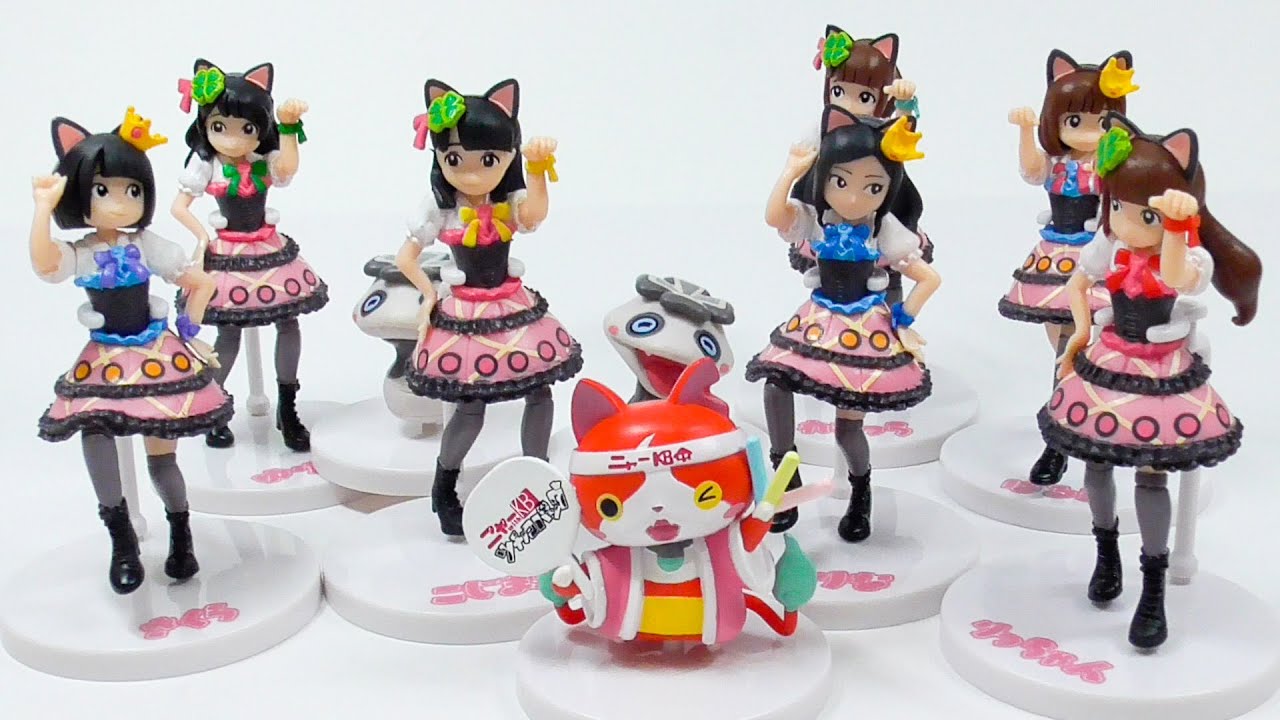 妖怪ウォッチ×AKB48 ニャーKB with ツチノコパンダ フィギュア Youkai
