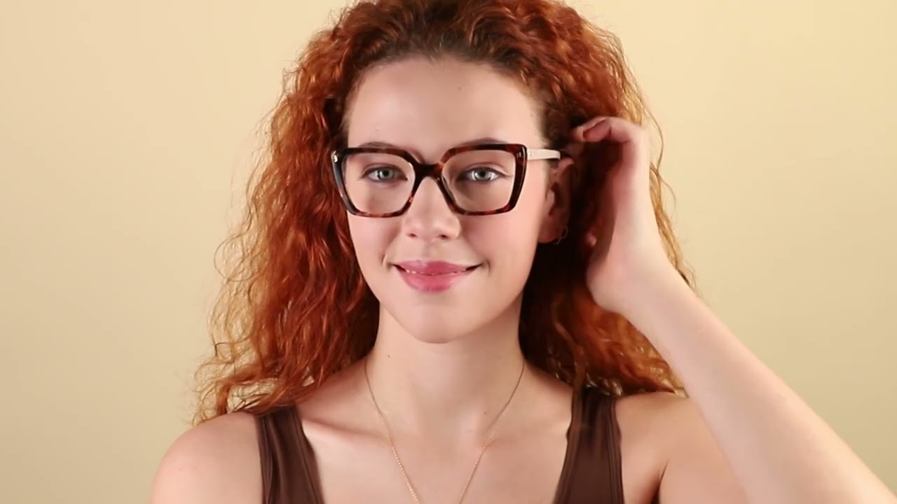 Prada PR 16ZV 07R1O1 Rose Tortoise Eyeglasses | SmartBuyGlasses US