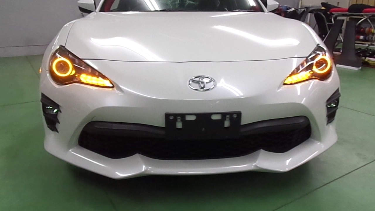 86後期 ヘッドライト加工 イカリング＆流星ウインカー - YouTube