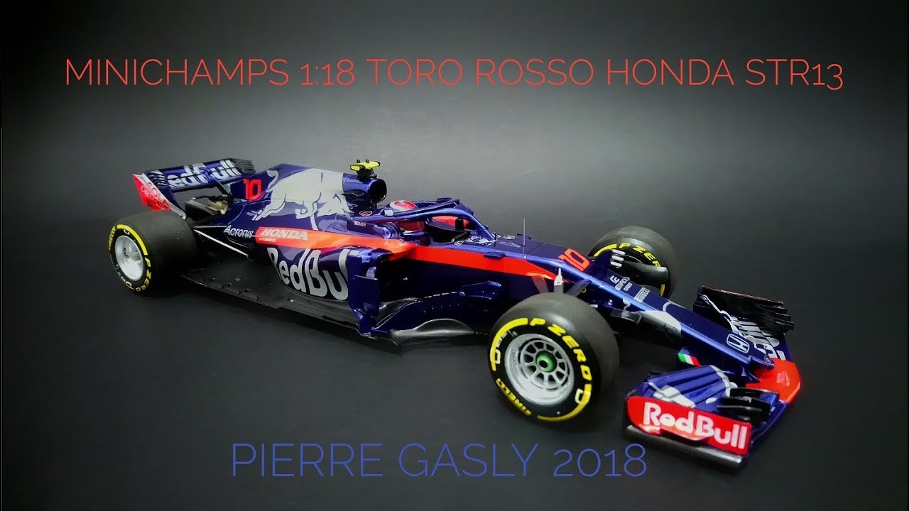 REVIEW Minichamps 1:18 Toro Rosso STR13 Honda 2018 Pierre Gasly F1
