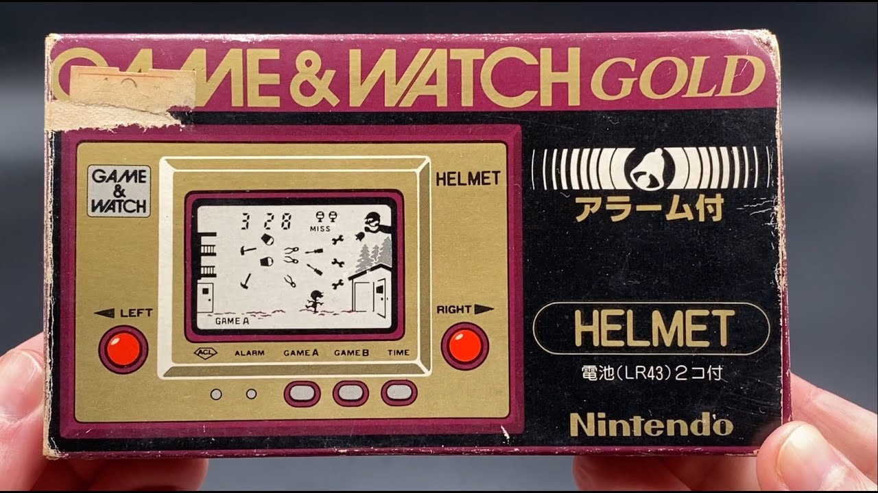 Nintendo Game & Watch - Helmet (CN-07) Unboxing and Gameplay - YouTube