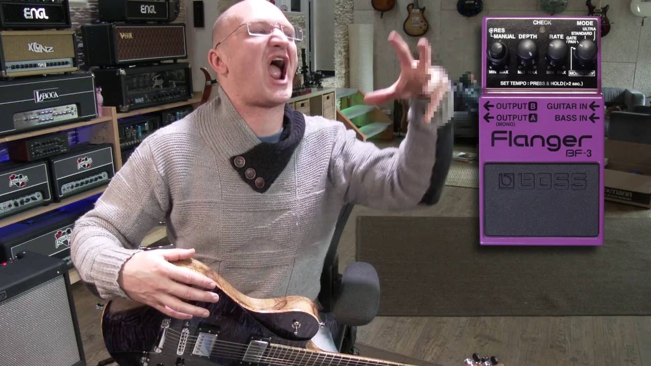 Boss BF 3 Flanger - Quickie - YouTube
