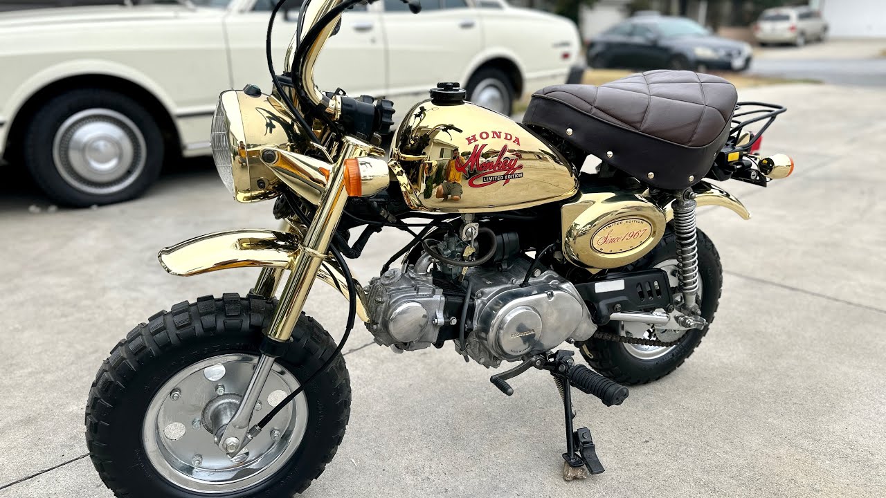 1984 Honda Monkey Gold Limited Edition Cold Start || Bring A