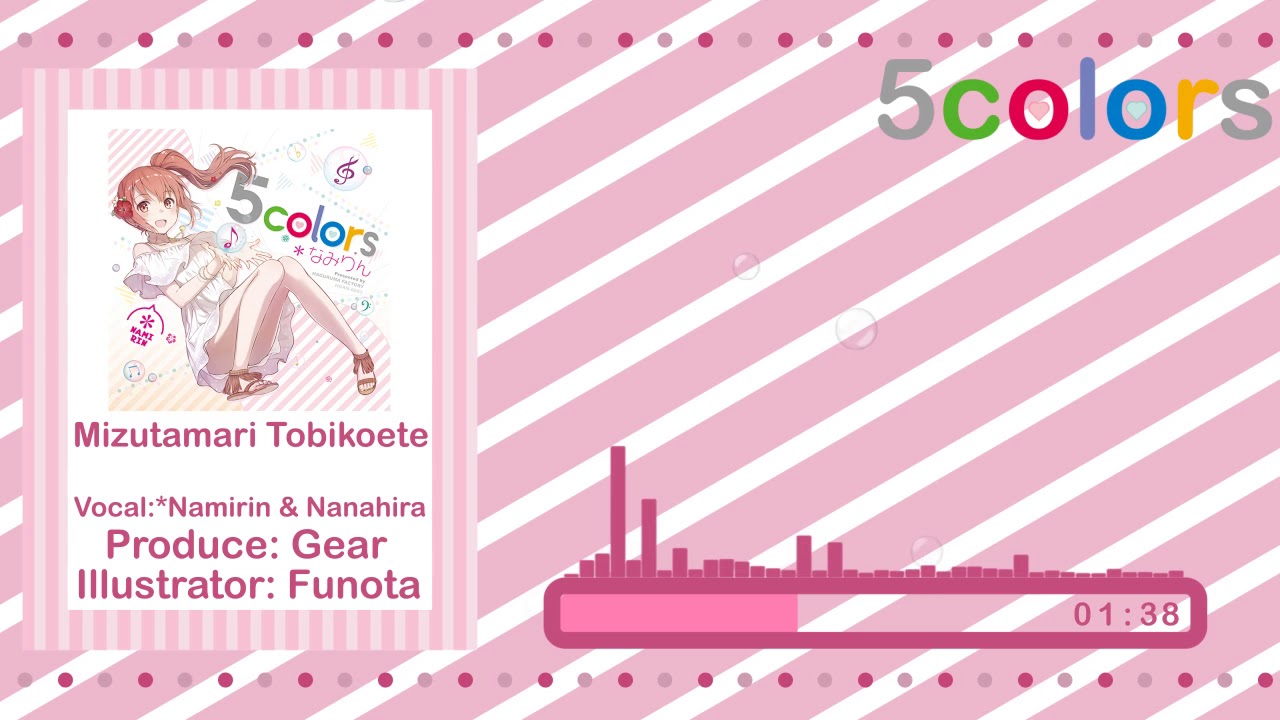 歯車製作所 with ＊なみりん】 5colors 【1st Mini-album Crossfade