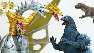 S.H.MonsterArts Gidogoji] Godzilla vs. Mecha-King Ghidorah