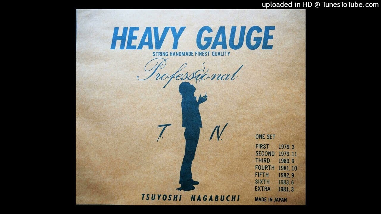 僕のギターにはいつもHeavy Gauge」 長渕剛(VINYL) - YouTube