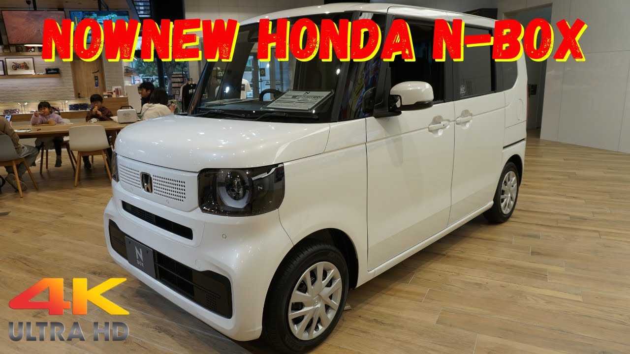 新型ホンダ N-BOX 2024年プラチナホワイトパール - NEW 2024 HONDA N