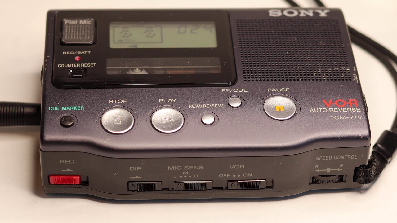 Sony Cassette-Corder - TCM-77v - (Fully Operational inc. Case) SN