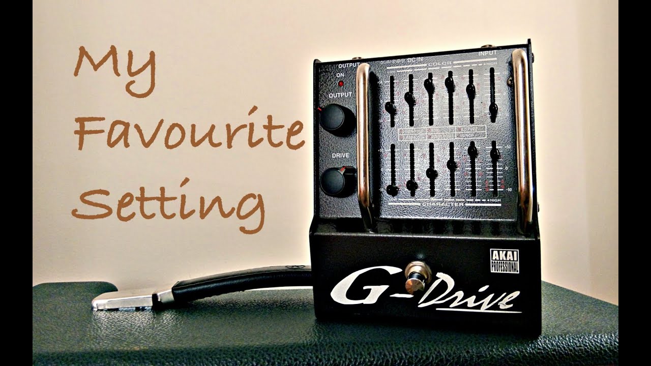 Akai Professional G-Drive D2G Equalized Distortion - Made in Japan