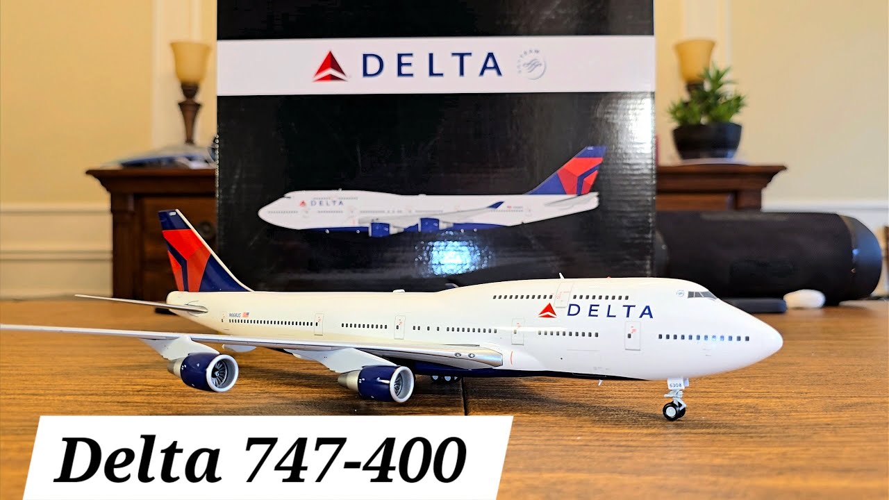 Gemini Jets 1/200 Delta 747-400 Unboxing 2024 - YouTube