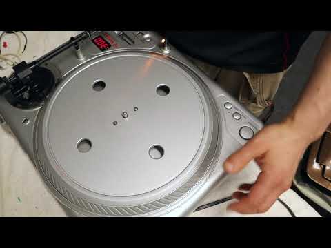 Vestax PDX 2300 ..Repair power switch / speed adjust potentiometer