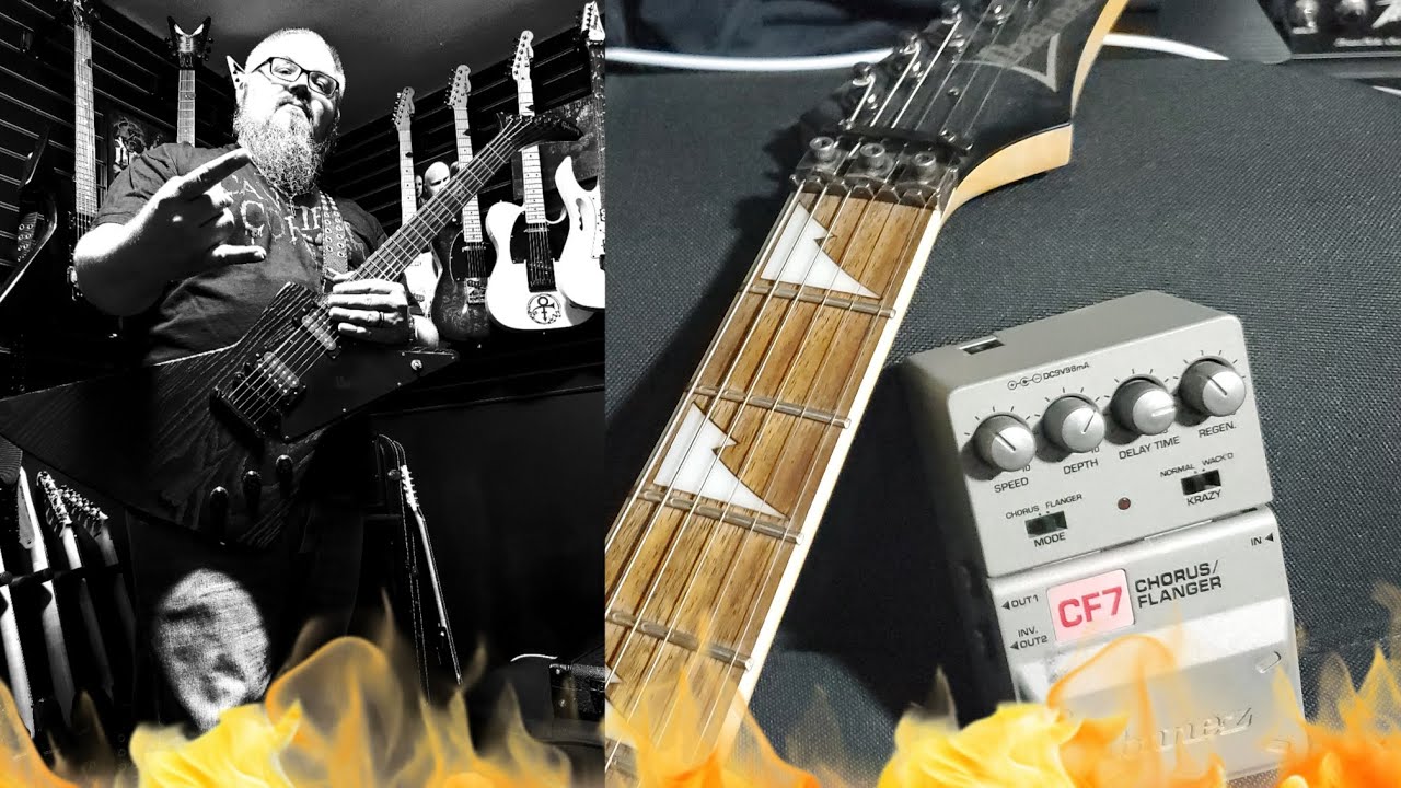 Review & Demo: Ibanez CF7 Chorus/Flanger Effects Pedal!! A hidden
