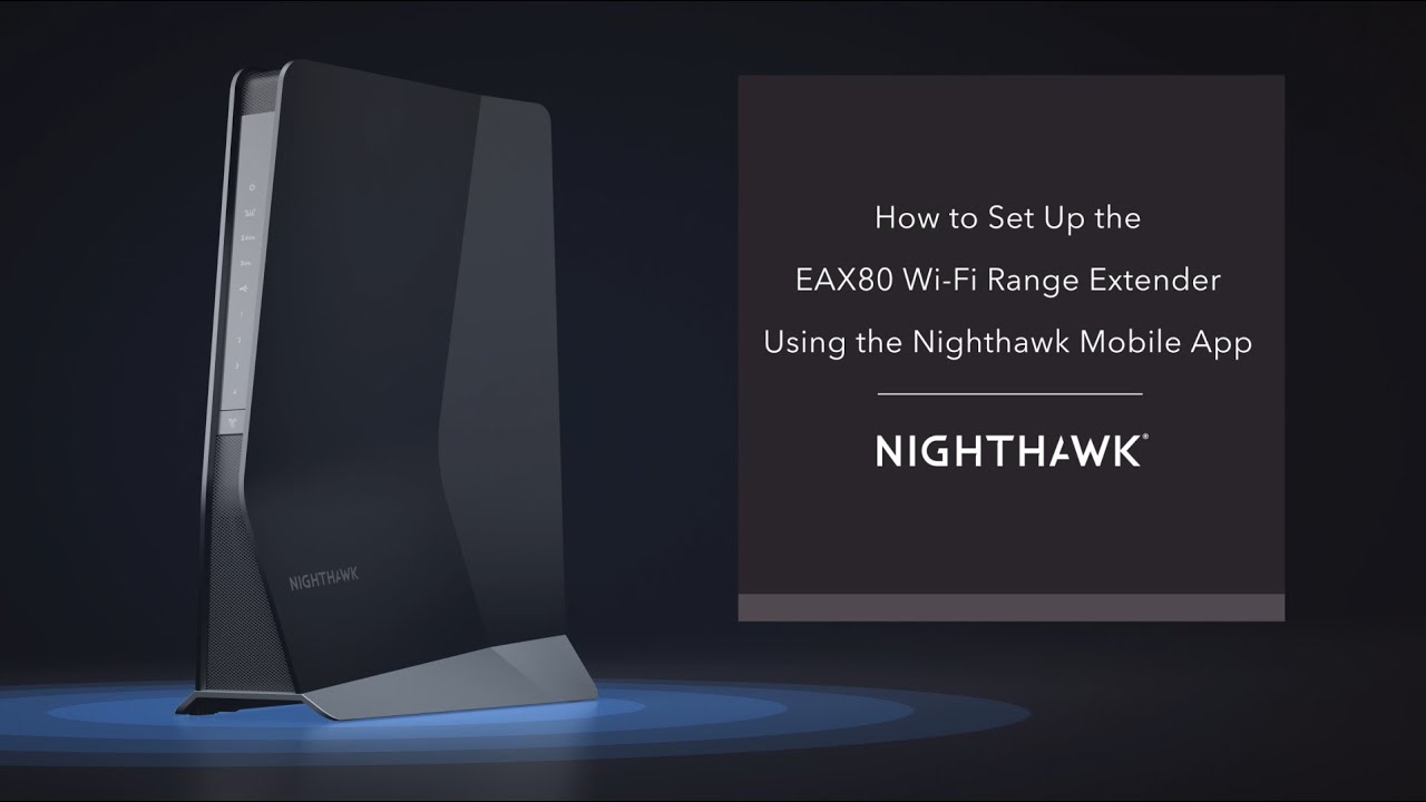 AX6000 Nighthawk® WiFi 6メッシュエクステンダー - EAX80 | NETGEAR