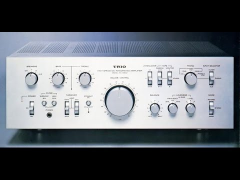 Trio KA-9900 DC Integrated Amplifier - YouTube