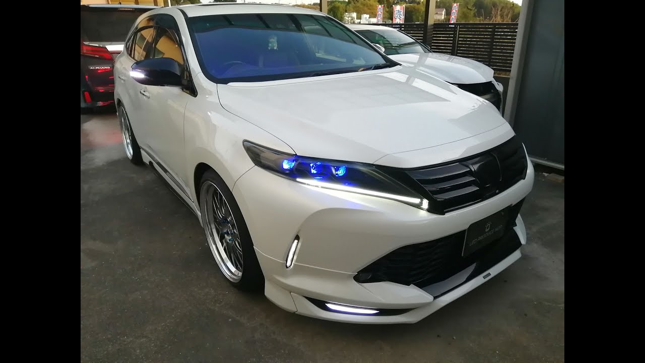 60ハリアー後期ヘッドライトカスタム！インナーブラック塗装×ネオ