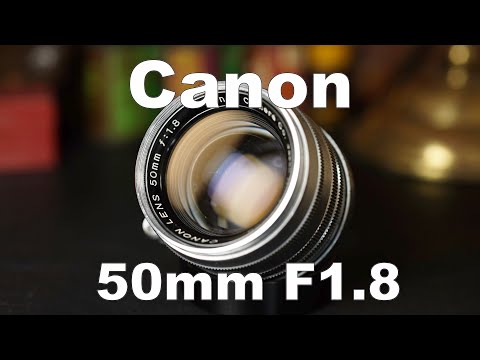 canon 50mm F1.8 初期型 ライカLマウントの開放F1.8~F16の作例比較 HD