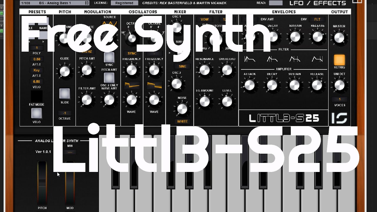 Free Synth - Littl3-S25 (No Talking) - YouTube
