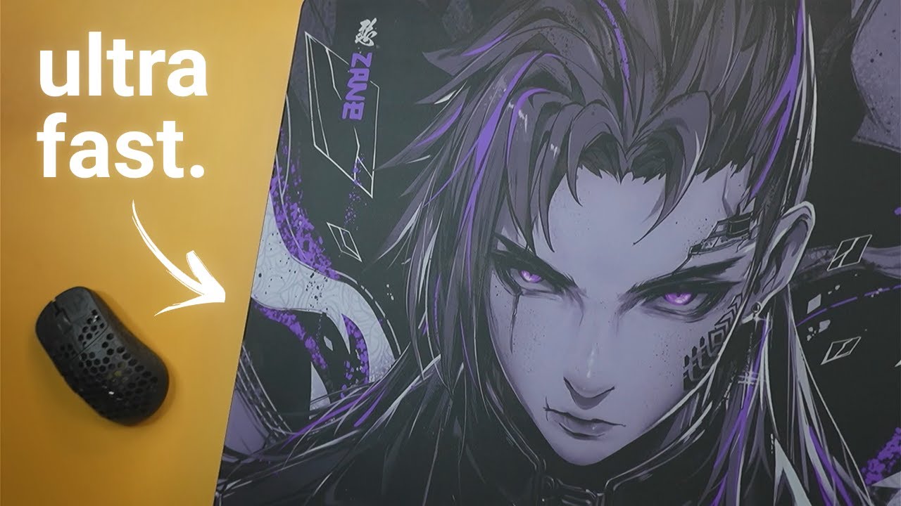 Their fastest glass mousepad yet (GLSSWRKS Zane Review) - YouTube