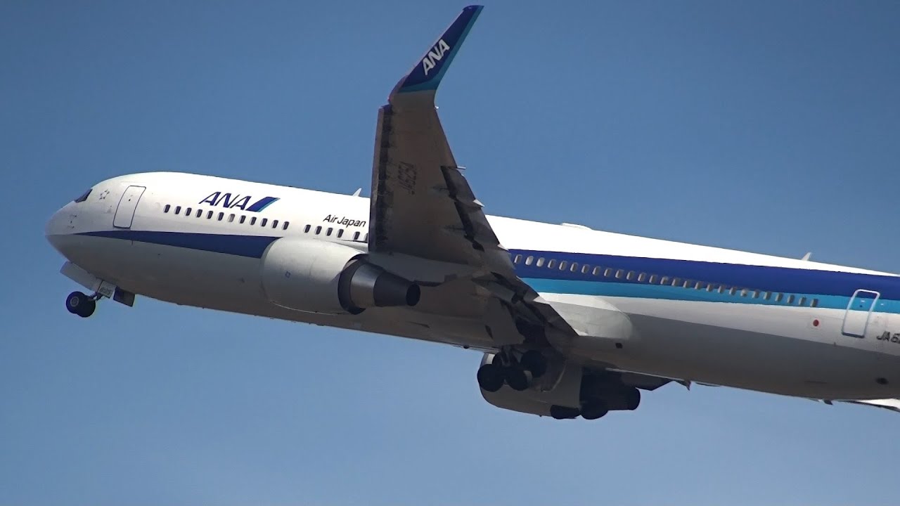 ANA Boeing 767-300ER JA625A Takeoff from NRT 34R - YouTube