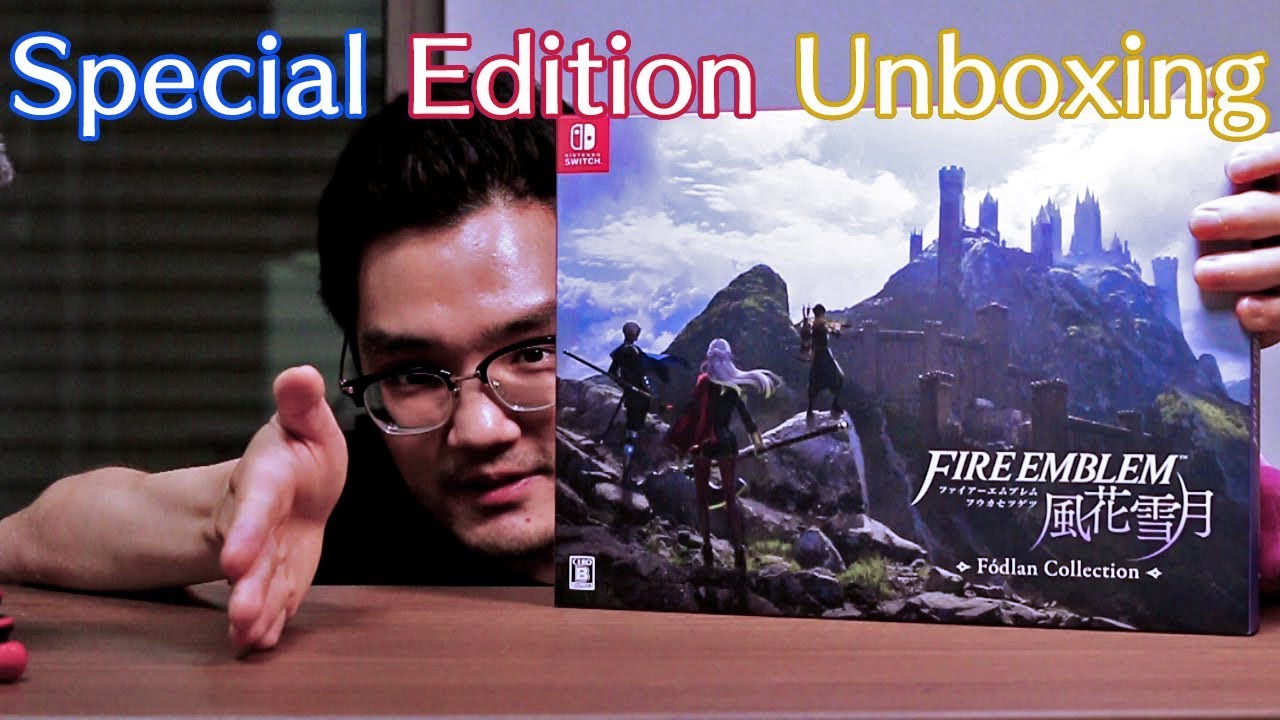Fire Emblem Three Houses Special JPN Edition Unboxing - Fodlan