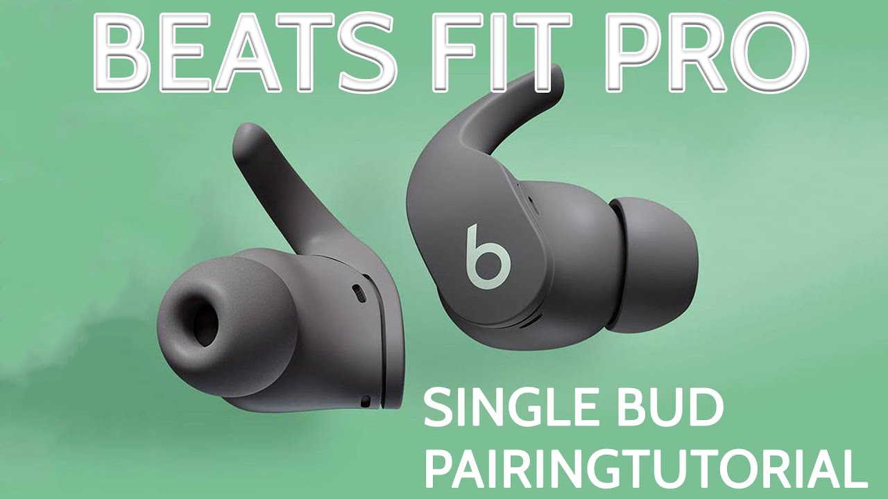 How to Pair Two Single Beats Fit Pro Buds | How to Tutorial - YouTube