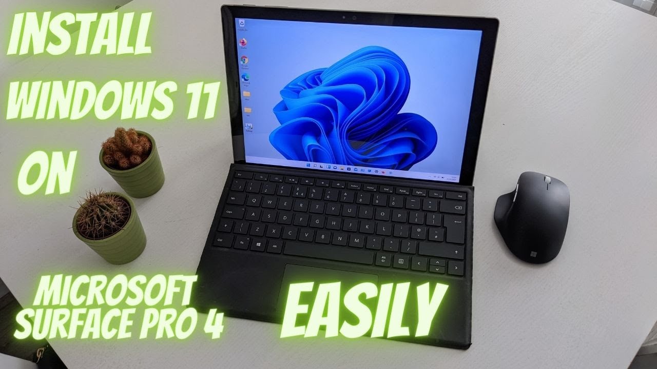 How to Install Windows 11 on a Microsoft Surface Pro 4 - YouTube