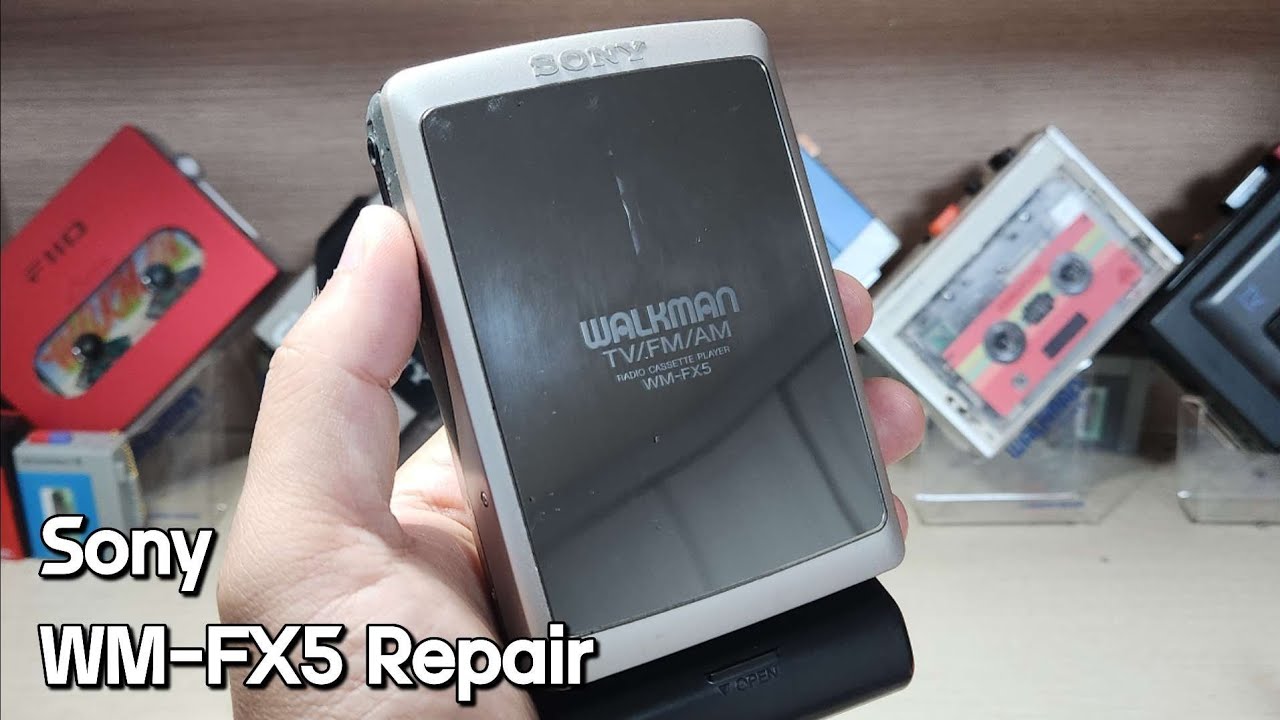 Sony WM-FX5 Repair Cassette Player Walkman - YouTube
