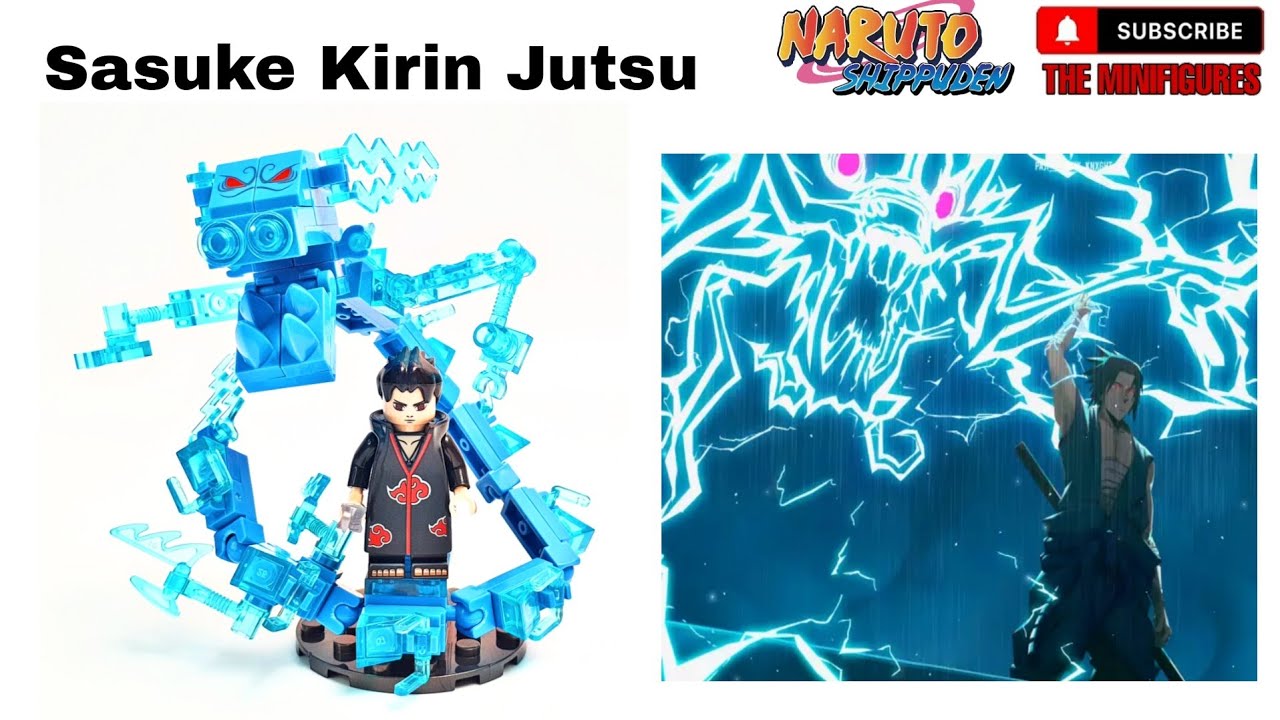 Lego Sasuke Kirin Jutsu Lego Unofficial Minifigures by ELEPHANT NO