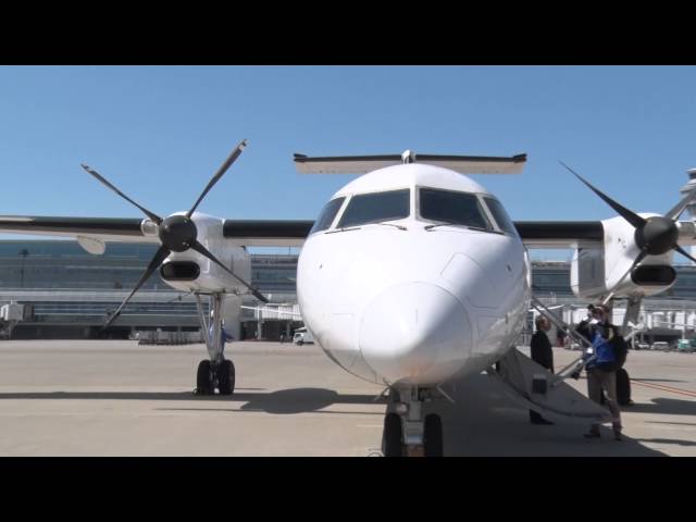 ANA ボンバルディア DHC-8-300（Q300） 羽田(HND) → 三宅 ラスト