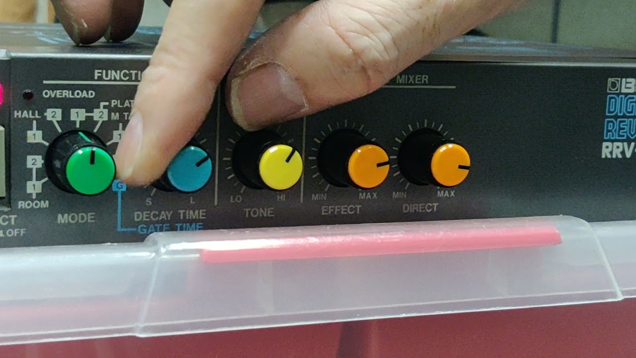 boss rrv-10 digital reverb japan 1987 - YouTube