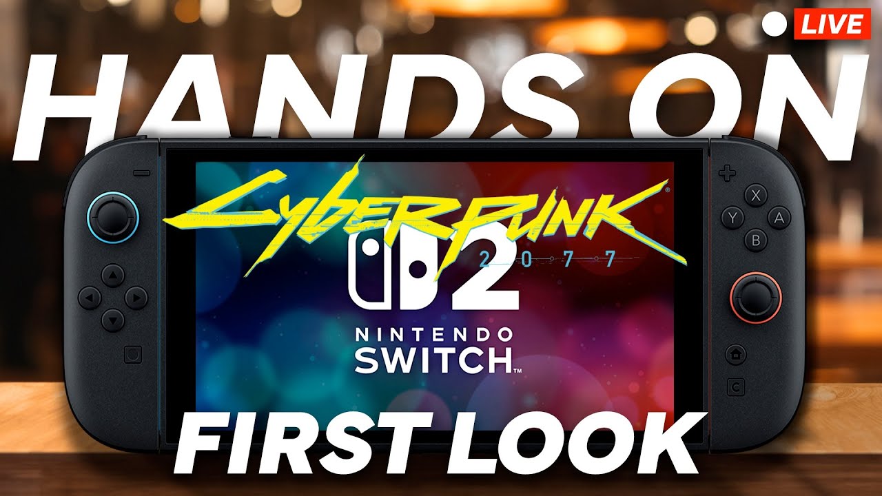 Nintendo Switch 2 Cyberpunk 2077 HANDS ON - Exclusive Gameplay