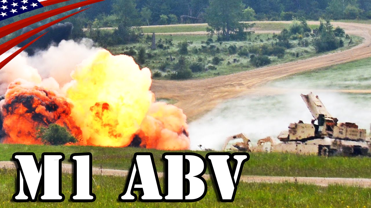 M58 MICLIC Fired from M1 ABV (Assault Breacher Vehicle) to Blast