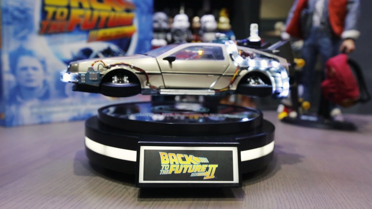 Kids Logic 1:20 Magnetic Levitating DeLorean TIME MACHINE Unboxing