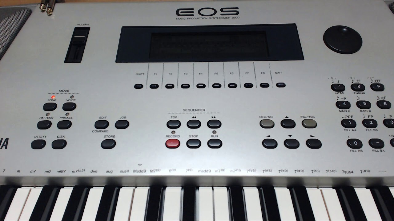 YAMAHA EOS B900 DEMO SONG / SOUND DISK TK1000 “trf Mega-Hits #1