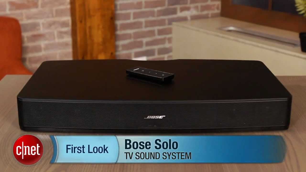 Bose Solo TV sound system - Great-looking sound bar with decent