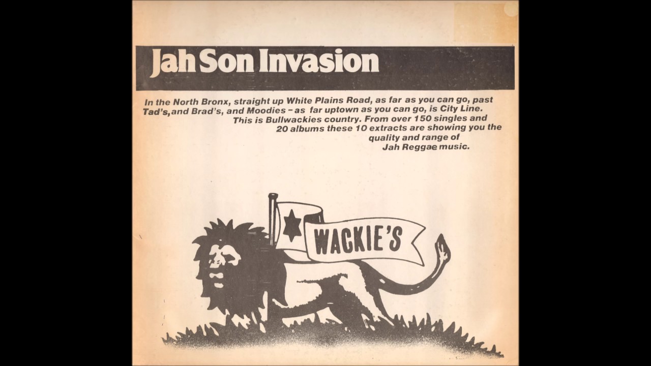 Wackie's - Jah Son Invasion - YouTube