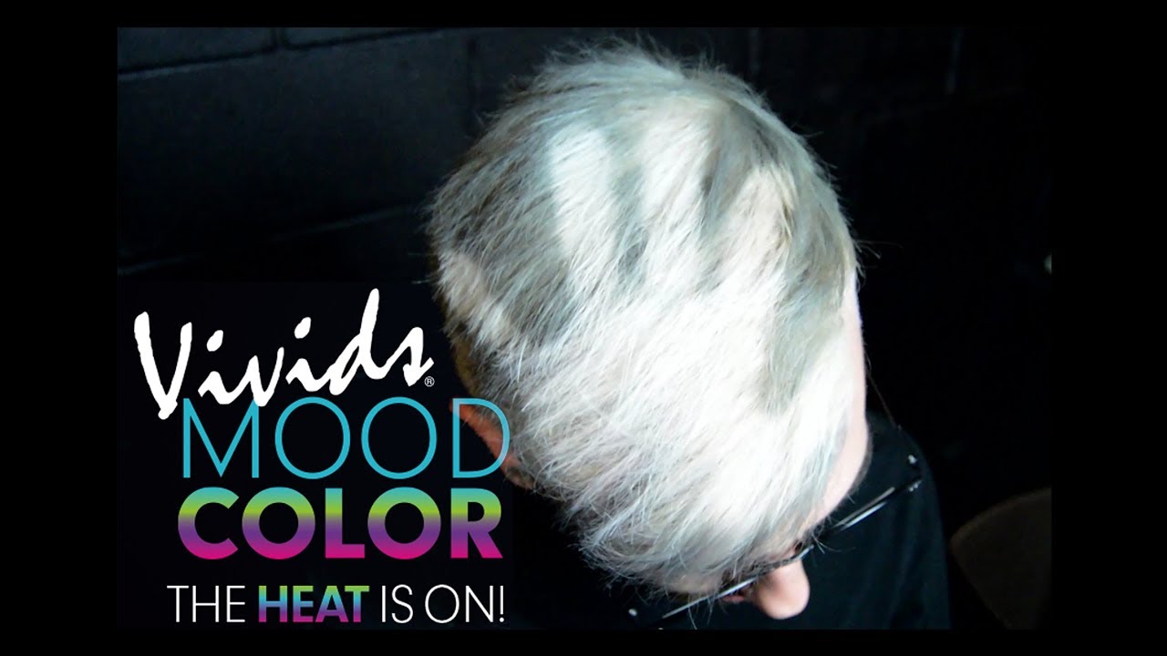Color changing hair color X Pravana Vivids Mood Color - YouTube