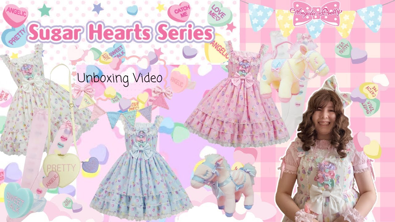 💛How Edible Are Sugar Hearts? (Angelic Pretty MTO Unboxing