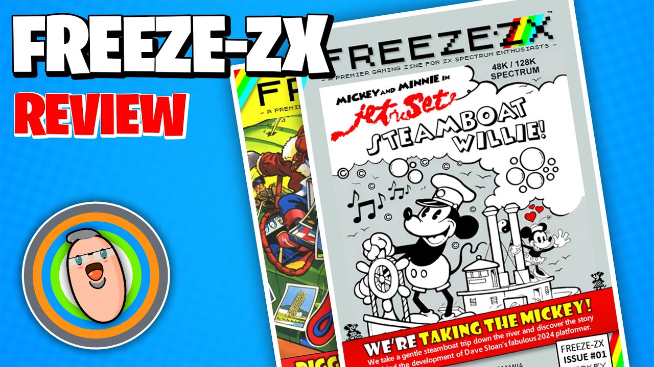 A brand new ZX Spectrum fanzine! Freeze-ZX | full review - YouTube