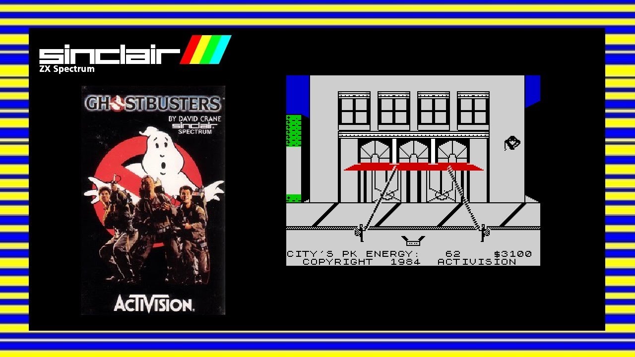 GHOSTBUSTERS - ZX Spectrum Game Review - YouTube