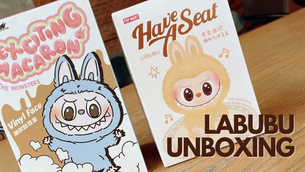 Labubu Unboxing : Macaron vs Have a Seat - YouTube