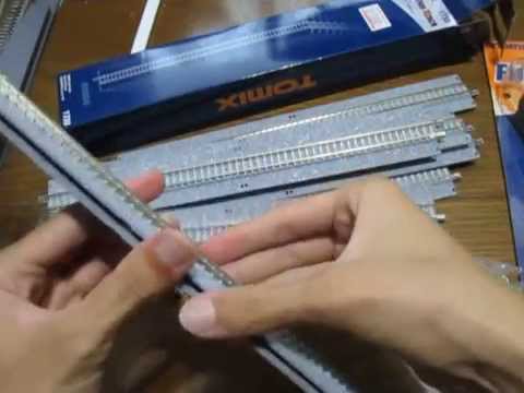 TOMIX Nゲージ 1730 ワイドPCレールS280-WP (F) (10本セット) 開封