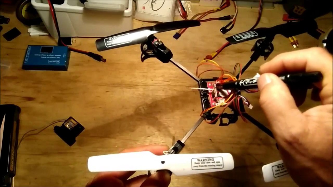 ドローンの故障と修理 パート1 （基本編） ビギナー向きの動画です