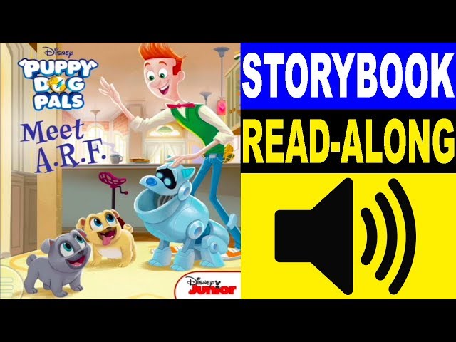 Puppy Dog Pals Read Along Storybook, Read Aloud Story Books, Puppy