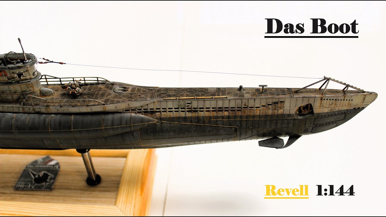 Das Boot - U-Boat Type VII C U96 - Revell 1/144 - YouTube