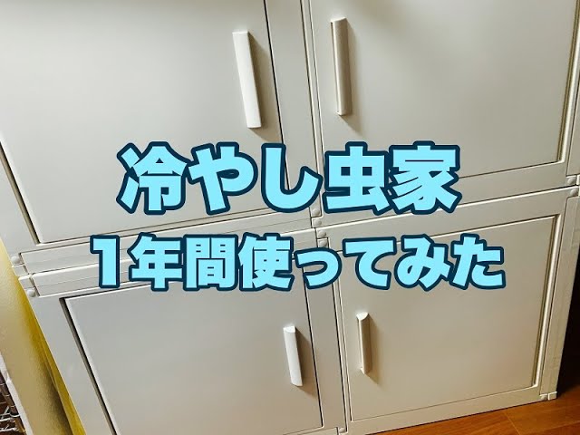 冷やし虫家を1年間使ってみた感想 - YouTube