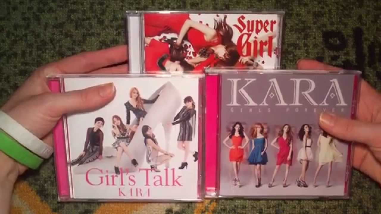 Unboxing KARA 1st, 2nd & 3rd Japanese Album Girl's Talk, Super